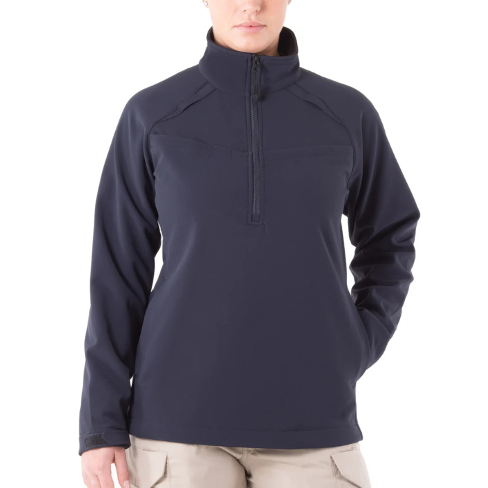 First Tactical Women's Tactix Softshell Pullover - HCSO Navy
