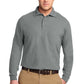 Men's Port Authority® Silk Touch™ Long Sleeve Polo With DPW Logo