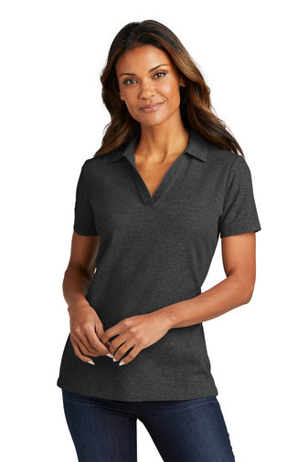 LK867 Ladies Port Authority® C-FREE ® Cotton Blend Pique Polo With DPW Logo