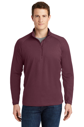 ST850 Men's Sport-Tek® Sport-Wick® Stretch 1/4-Zip Pullover with DPW Logo
