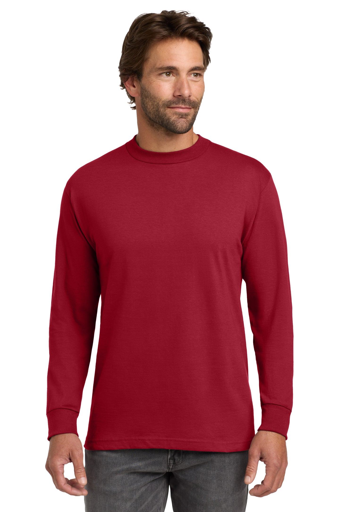 All Cotton Long Sleeve Tee Options- Hollis Fire