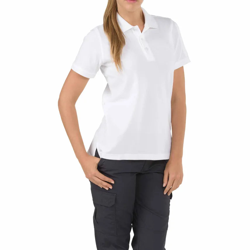 Women's 511 Professional Short Sleeve Polo- Hollis Fire +Name