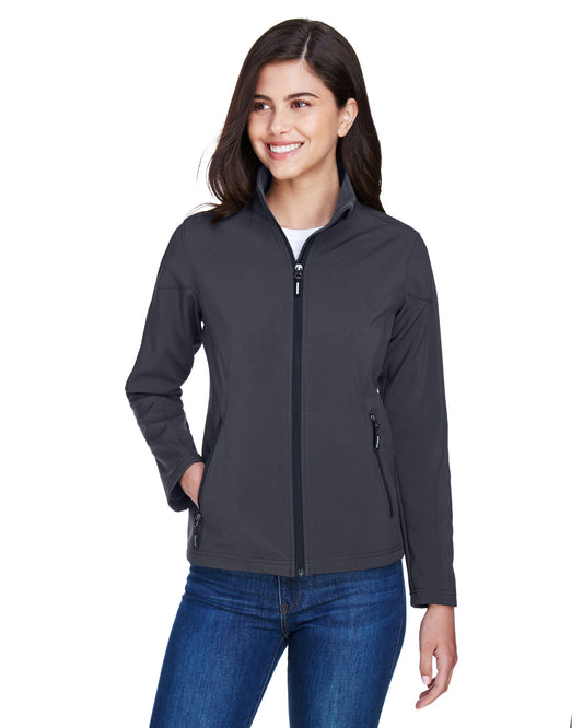 78184 Women's Cruise Two-Layer Fleece Bonded Soft Shell Jacket With DPW Logo