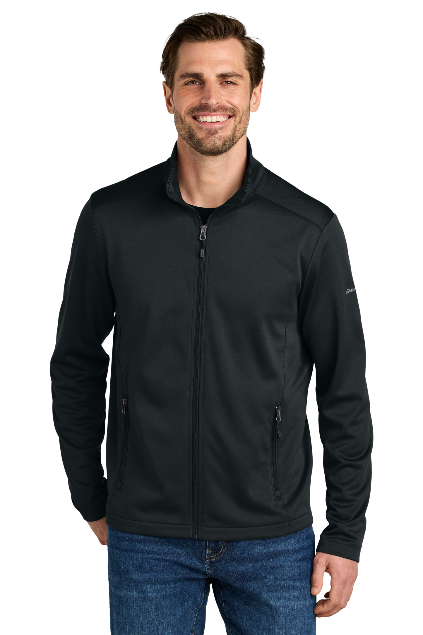 EB2460 Eddie Bauer® Smooth Mid Layer Fleece Full-Zip