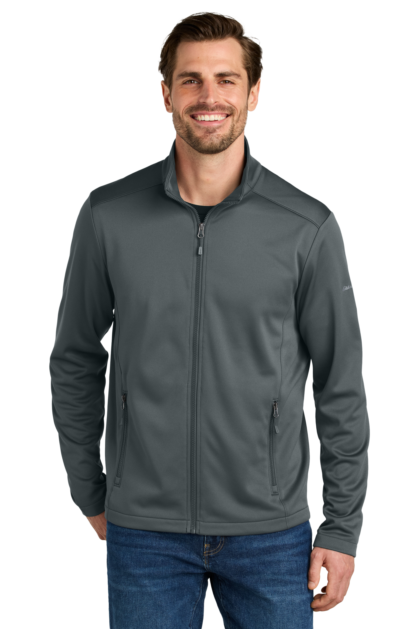 EB2460 Eddie Bauer® Smooth Mid Layer Fleece Full-Zip