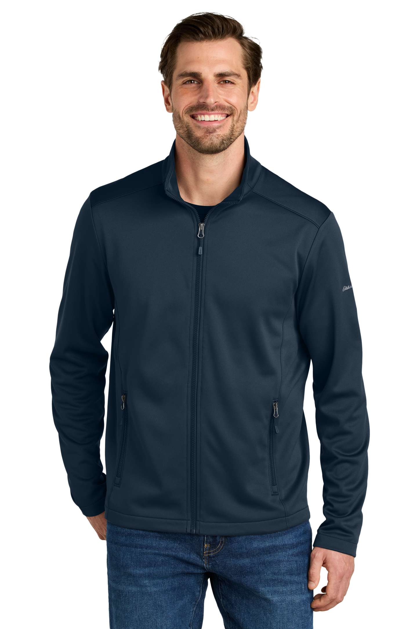 EB2460 Eddie Bauer® Smooth Mid Layer Fleece Full-Zip