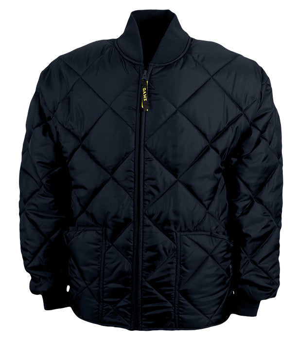 Game Bravest Diamond Quilt Jacket- Hollis Fire +Name
