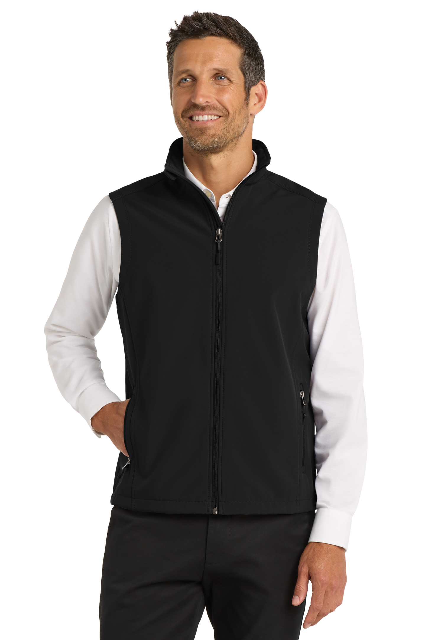Port Authority® Men's Core Soft Shell Vest - HCSO Black