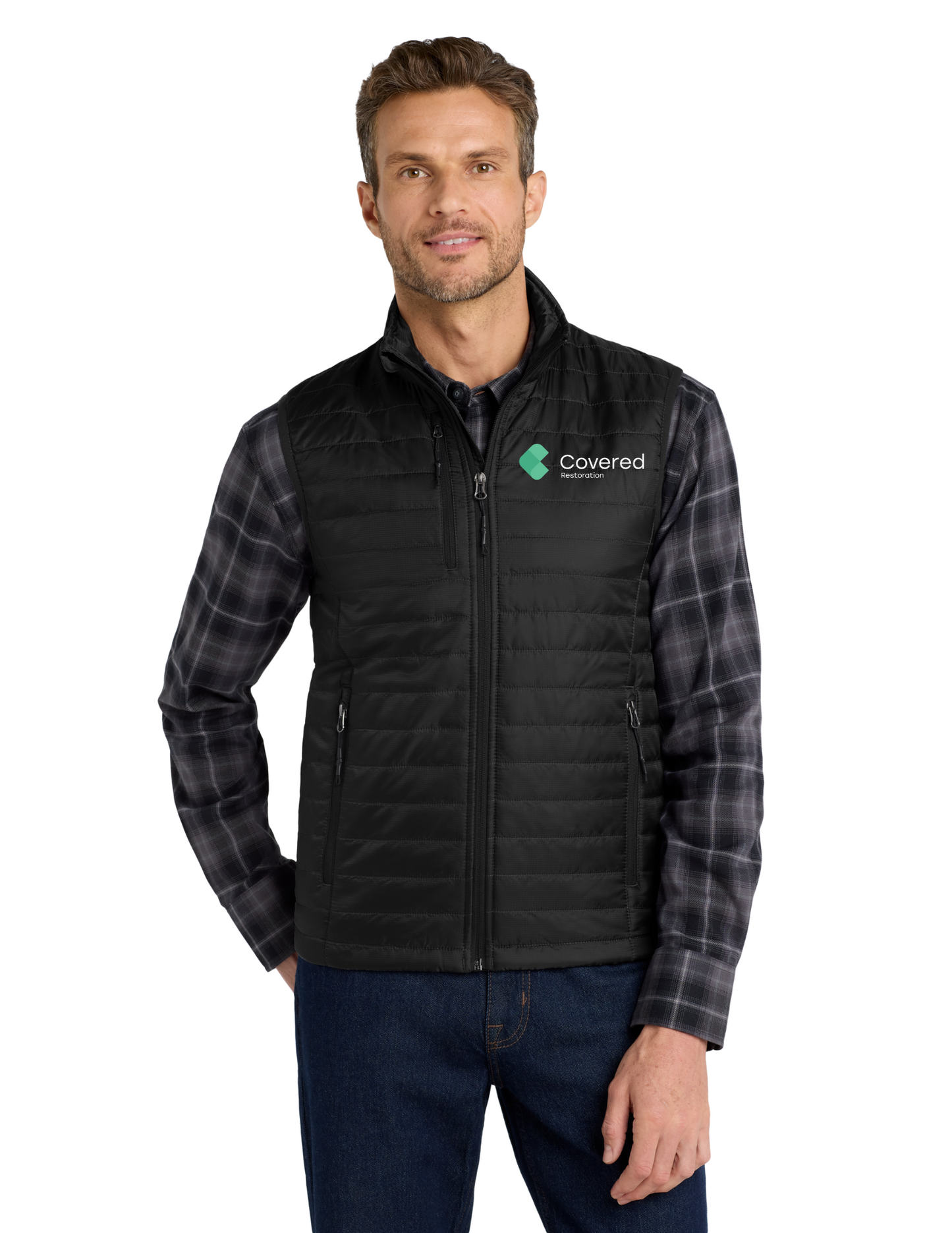 Port Authority® Packable Puffy Vest - Covered Restoration