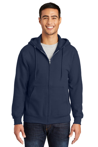 Port & Company® Essential Fleece Full-Zip Hooded Sweatshirt - AMR Logo