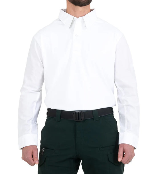 First Tactical Men's V2 Pro-performance Long Sleeve Shirt- HCSO White