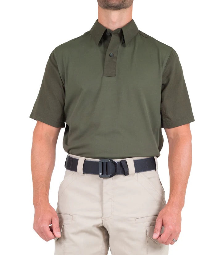 First Tactical Men's V2 Pro-performance Short Sleeve Shirt- HCSO OD Green