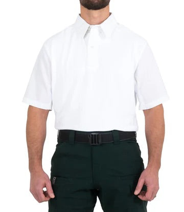 First Tactical Men's V2 Pro-performance Short Sleeve Shirt- HCSO White