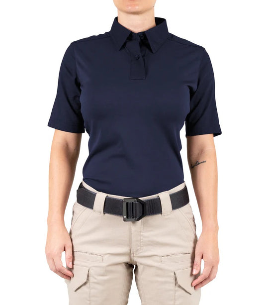 First Tactical Women's V2 Pro-performance Short Sleeve Shirt - HCSO Navy