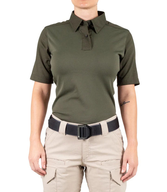 First Tactical Women's V2 Pro-performance Short Sleeve Shirt - HCSO OD Green