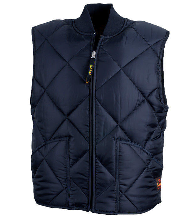 Game Finest Quilted Vest-Hollis Fire +Name
