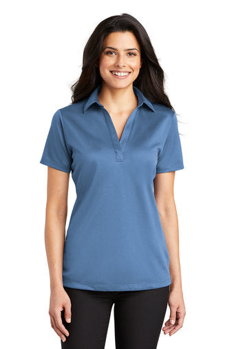 L540 Women's Port Authority® Silk Touch™ Performance Polo with DPW logo