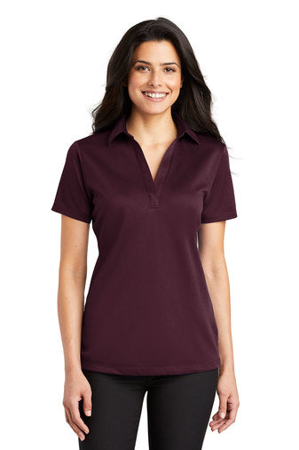 L540 Women's Port Authority® Silk Touch™ Performance Polo with DPW logo
