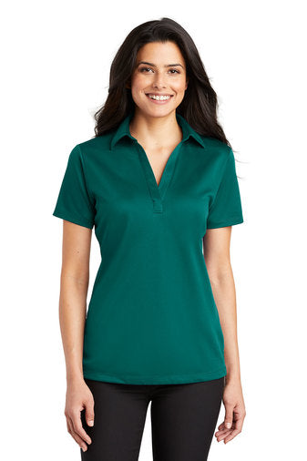 L540 Women's Port Authority® Silk Touch™ Performance Polo with DPW logo