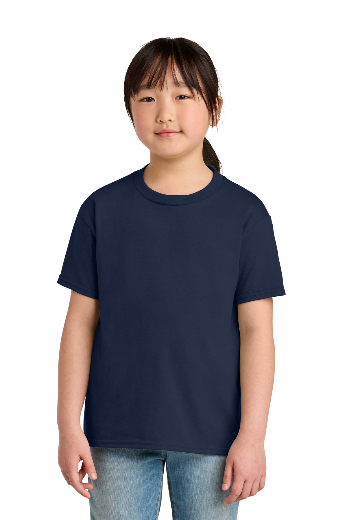 Hanes® Youth Authentic- 100% Cotton T-Shirt w/ T1 logo