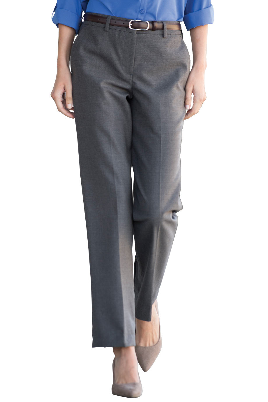 Women's Washable Wool Flat Front Pant- Replacing Intaglio Pant