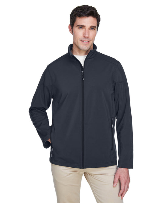 Men's Cruise Two-Layer Fleece Bonded Soft Shell Jacket With DPW Logo