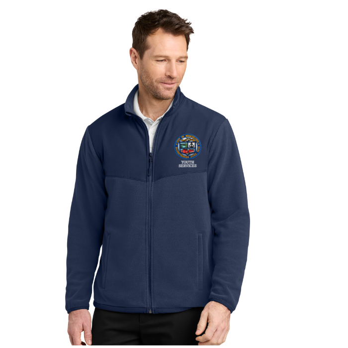 Port Authority® Men’s Therma-Tek Fleece Jacket F180 w/ Manchester Youth Serives logo