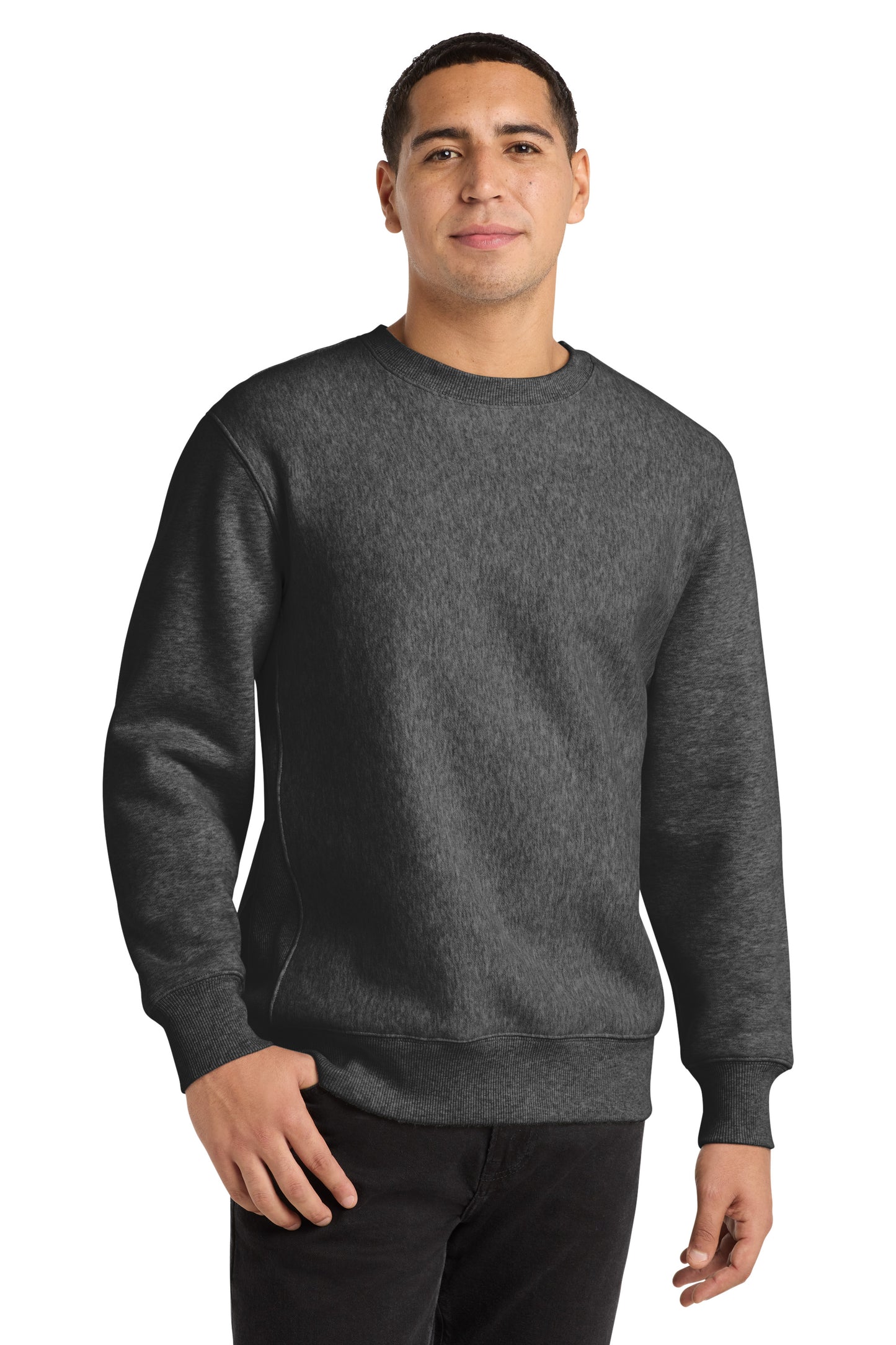 Sport-Tek Heavyweight Crewneck Sweatshirt w/ Station 7 logo