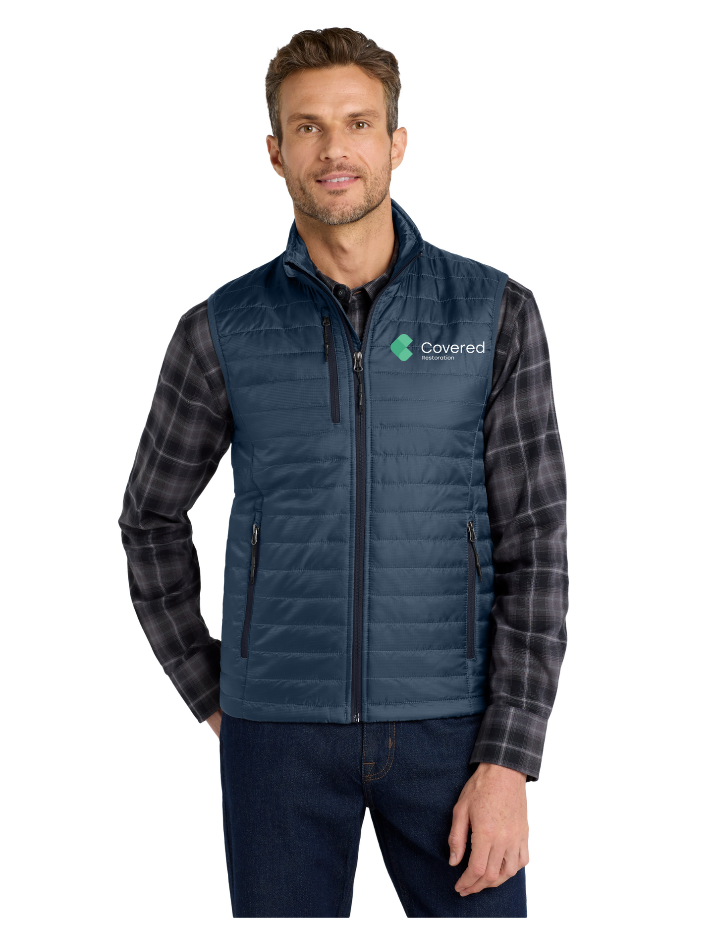 Port Authority® Packable Puffy Vest - Covered Restoration