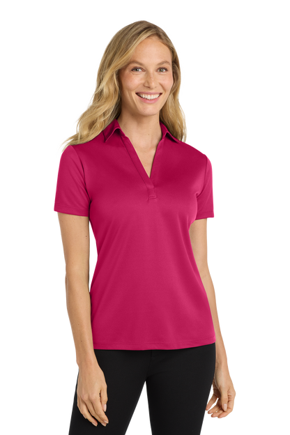 L540 Women's Port Authority® Silk Touch™ Performance Polo with DPW logo