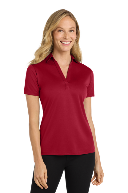 L540 Women's Port Authority® Silk Touch™ Performance Polo with DPW logo