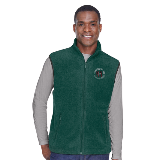Men's Full-Zip Fleece Vest with GSA Logo
