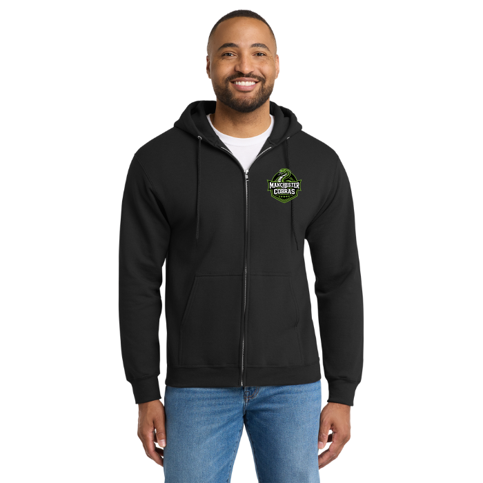 Manchester East Cobras - Adult Zippered Hoodie