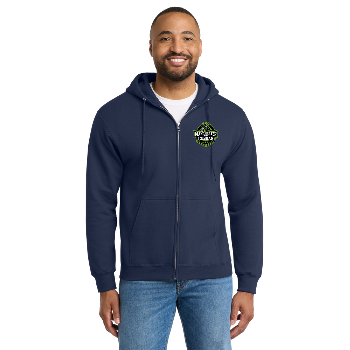 Manchester East Cobras - Adult Zippered Hoodie