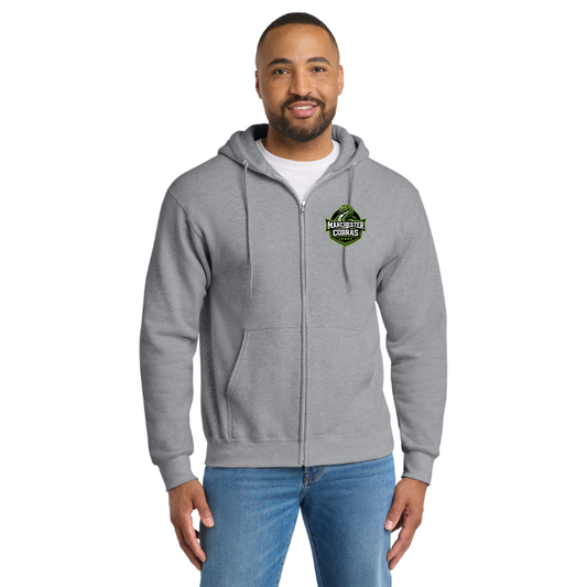 Manchester East Cobras - Adult Zippered Hoodie
