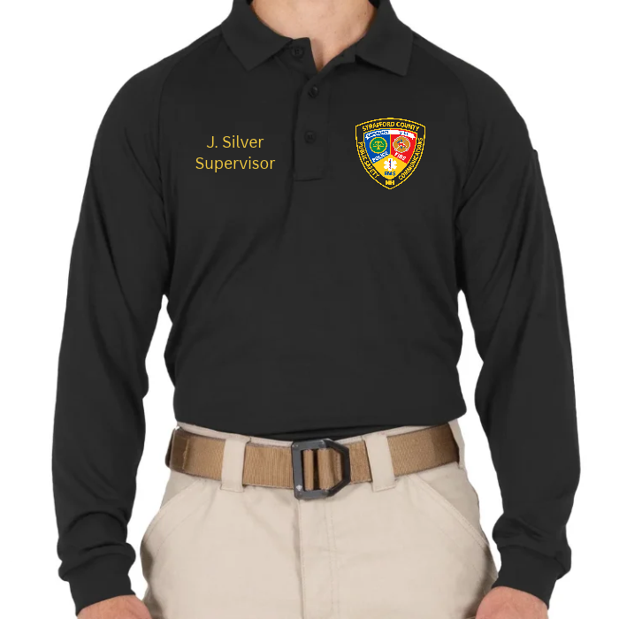 FT Men's Performance LS Polo - SCSO Comm