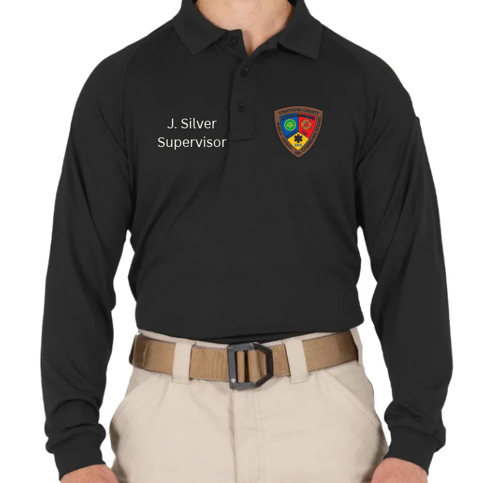 FT Men's Performance LS Polo - SCSO Comm
