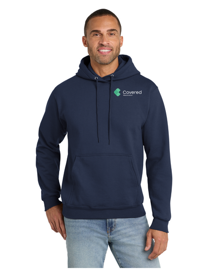 Port & Co™ Essential Fleece Crewneck Sweatshirt - Covered Restoration Logo