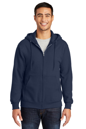 Port & Company® Essential Fleece Full-Zip Hooded Sweatshirt - AMR Logo