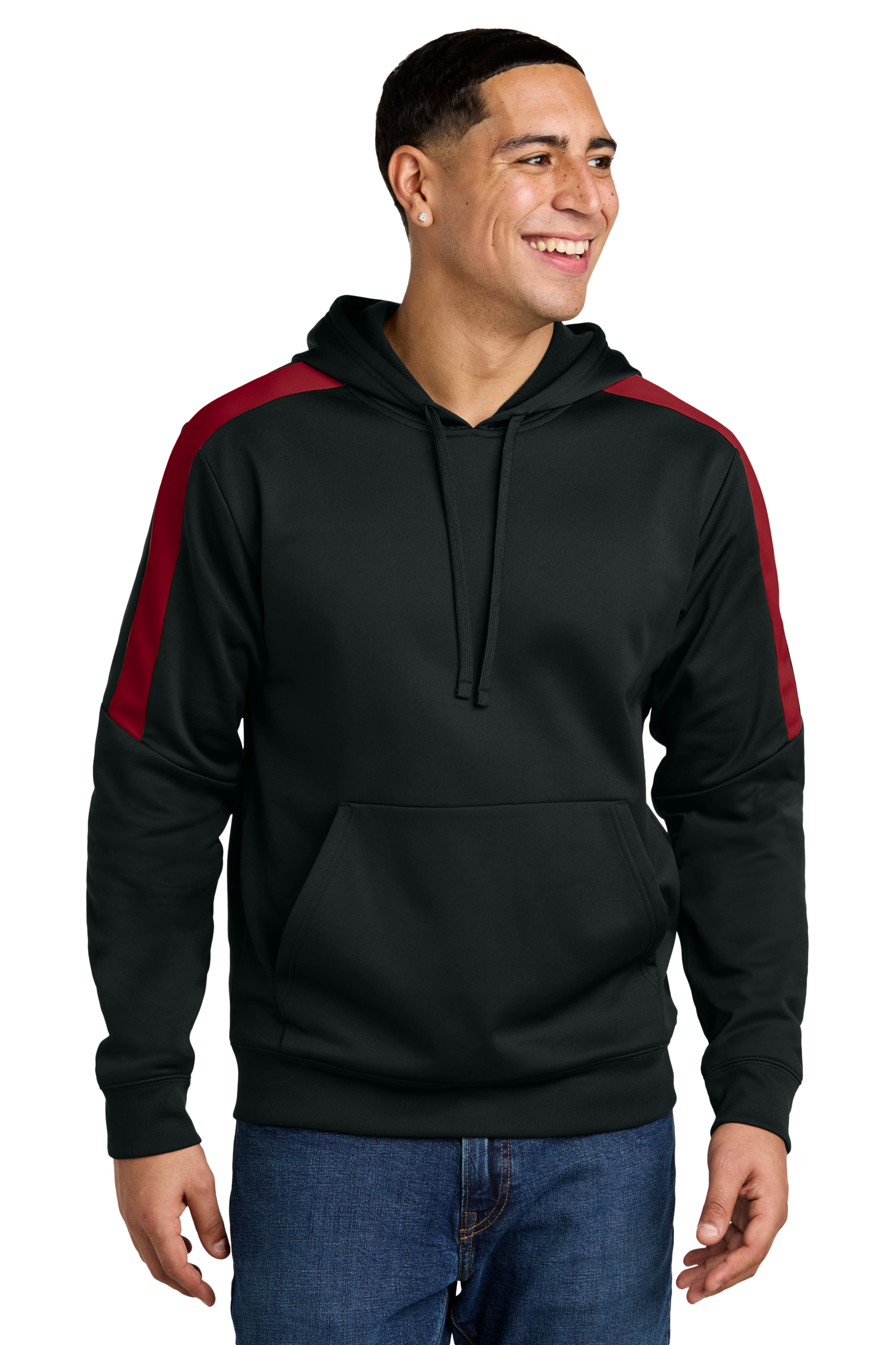 ST255 Sport-Tek® Sport-Wick® Fleece United Pullover Hoodie