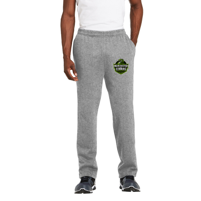 Manchester East Cobras - Adult Open Bottom Sweat Pants