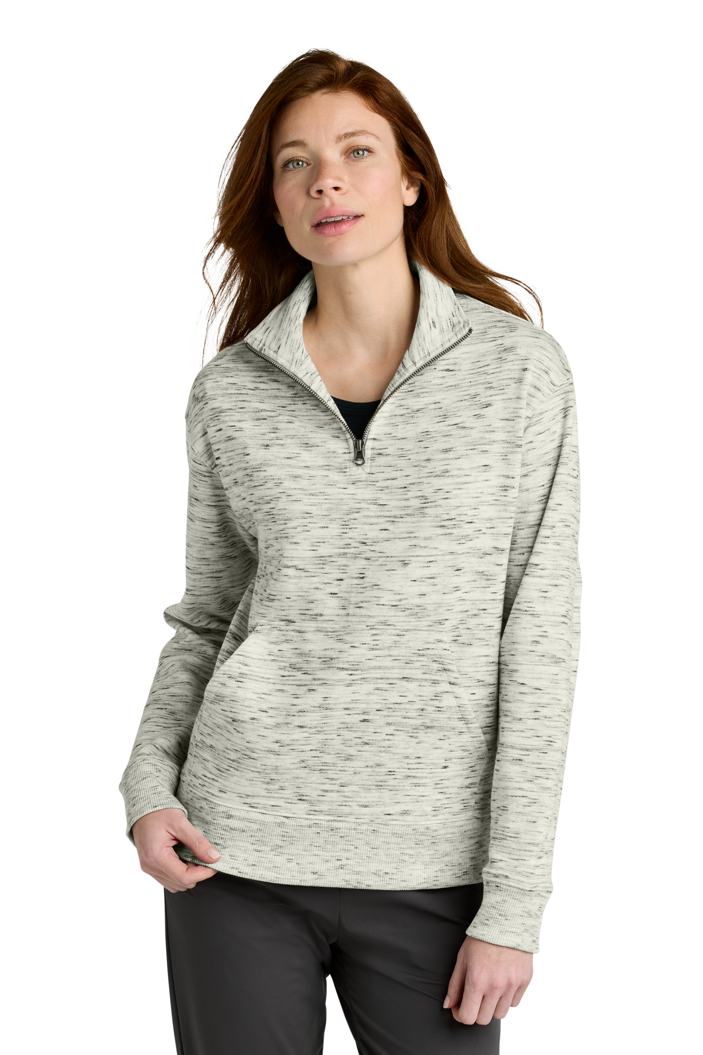 TTCW6108  tentree® Women’s Space Dye Fleece 1/4-Zip