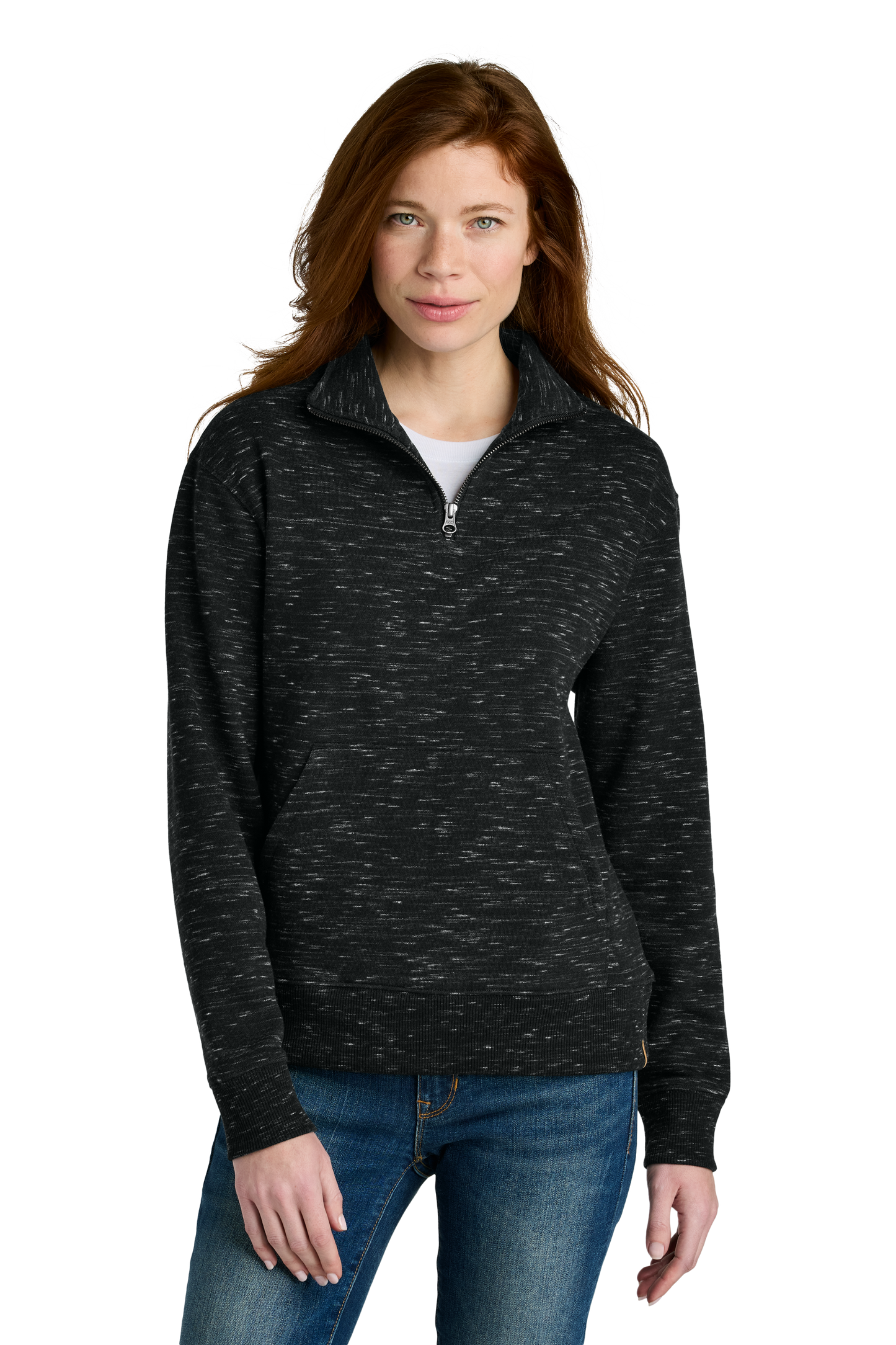 TTCW6108  tentree® Women’s Space Dye Fleece 1/4-Zip