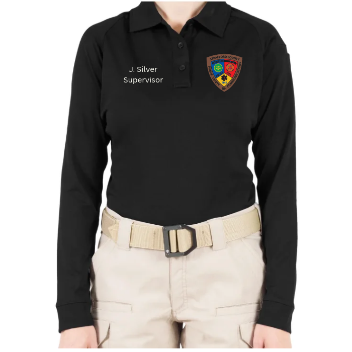 FT Women's Performance LS Polo - SCSO Comm