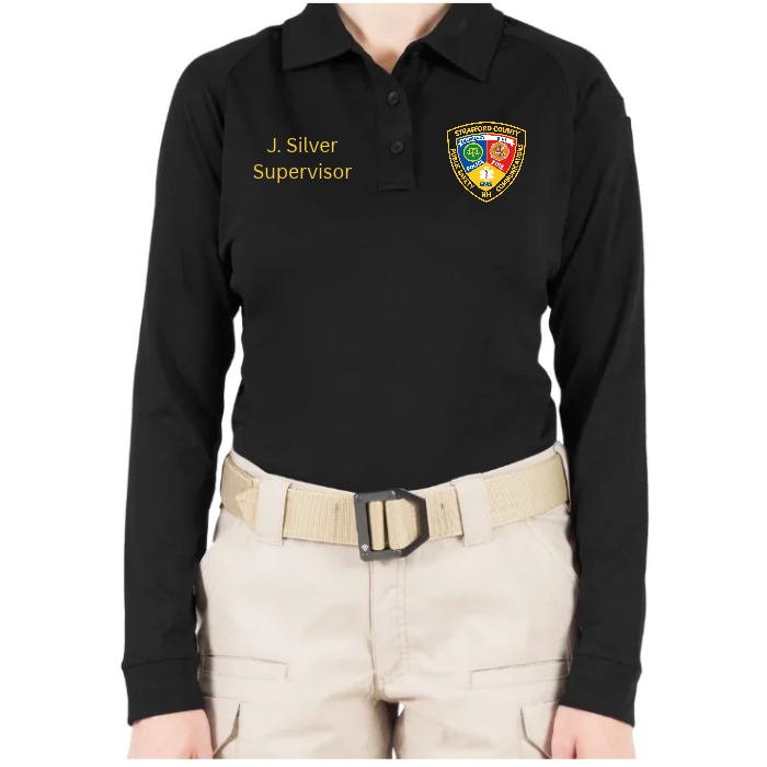 FT Women's Performance LS Polo - SCSO Comm