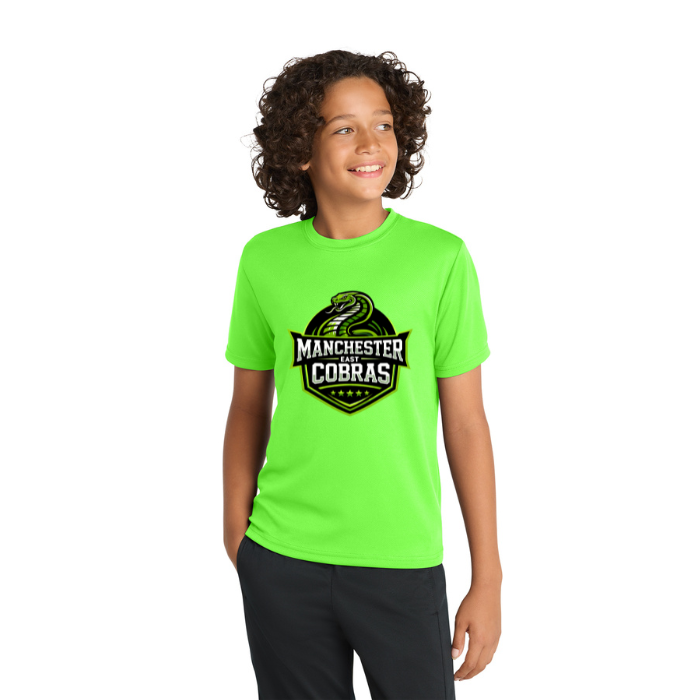 Manchester East Cobras - Youth's Wicking Tee