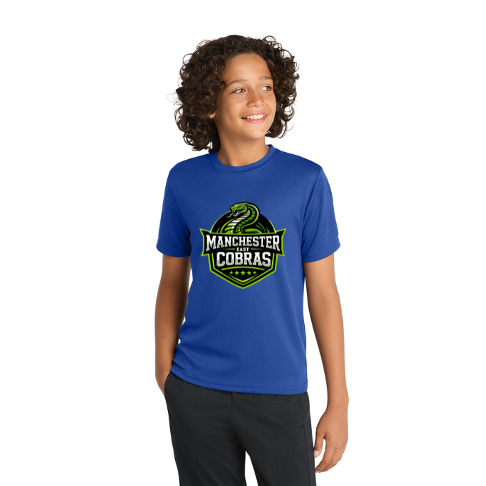 Manchester East Cobras - Youth's Wicking Tee